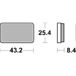 Pastilla de freno SBS P827-ATS