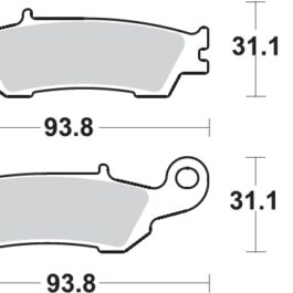 Pastilla de freno SBS P840-RSI