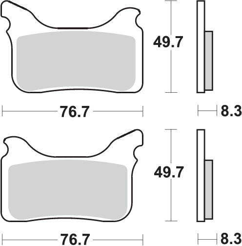 Pastilla de freno SBS P842-RSI - Imagen 2