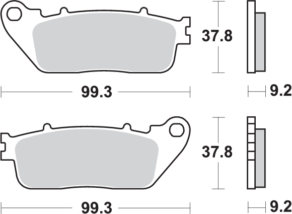 Pastilla de freno SBS P862-HF - Imagen 2