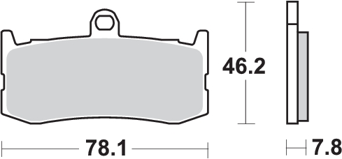 Pastilla de freno SBS P864-DC - Imagen 2