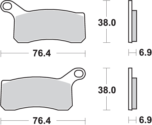 Pastilla de freno SBS P866-RSI - Imagen 2