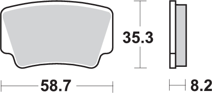 Pastilla de freno SBS P867-RSI - Imagen 2