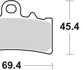 Pastilla de freno SBS P877-DC