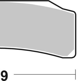Pastilla de freno SBS P889-DS1