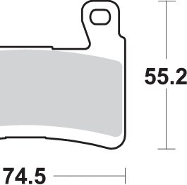 Pastilla de freno SBS P894-DC