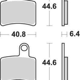 Pastilla de freno SBS P896-HF