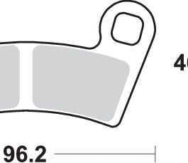 Pastilla de freno SBS P898-SI