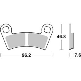 Pastilla de freno SBS P898-PSI