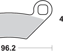 Pastilla de freno SBS P899-SI