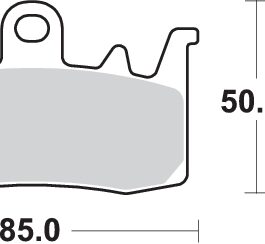 Pastilla de freno SBS P900-DC