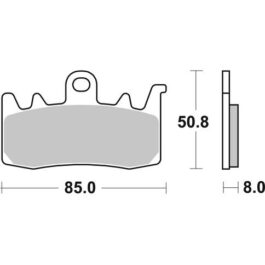 Pastilla de freno SBS P900-RST