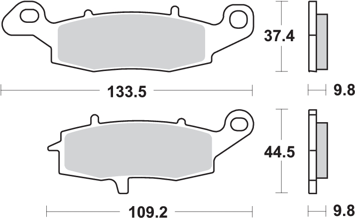 Pastilla de freno SBS P920-LS - Imagen 2
