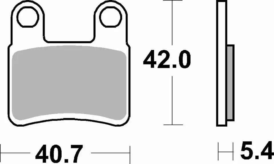 Pastilla de freno SBS P921-HF - Imagen 2