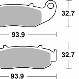 Pastilla de freno SBS P926-HF