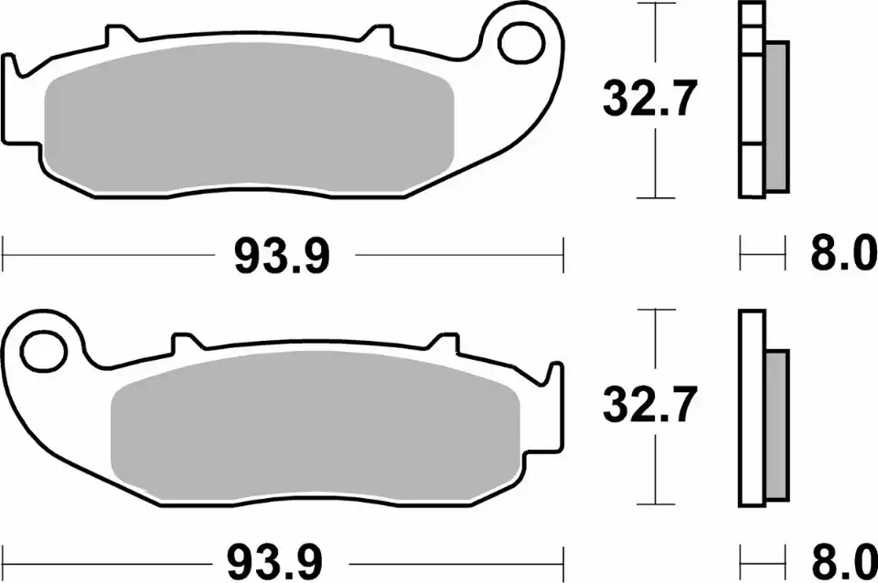 Pastilla de freno SBS P926-HF - Imagen 2