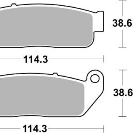 Pastilla de freno SBS P929-HS