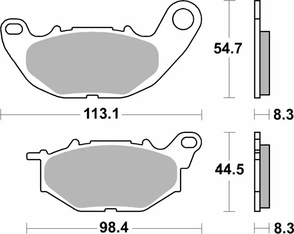 Pastilla de freno SBS P931-HS - Imagen 2