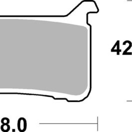 Pastilla de freno SBS P947-DS2