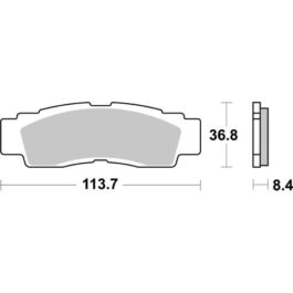 Pastilla de freno SBS P979-PSI