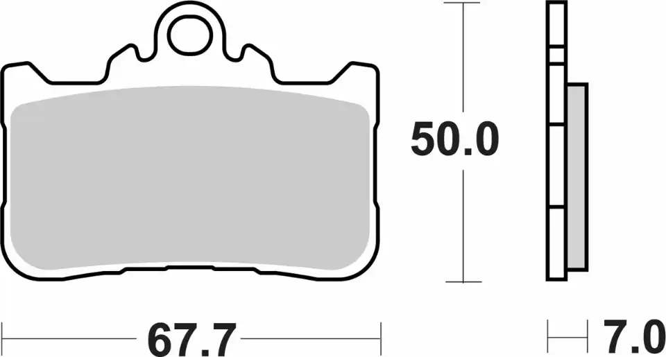 Pastilla de freno SBS P994-HS - Imagen 2