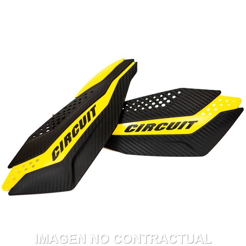 Paramanos Circuit Dakar Carbon-amarillo Con kit de montaje incluido