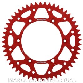 Corona Supersprox Aluminio Roja 52 D