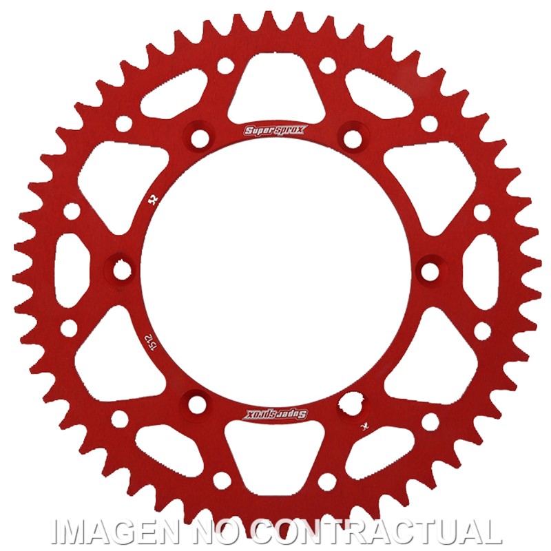 Corona Supersprox Aluminio Roja 52 D