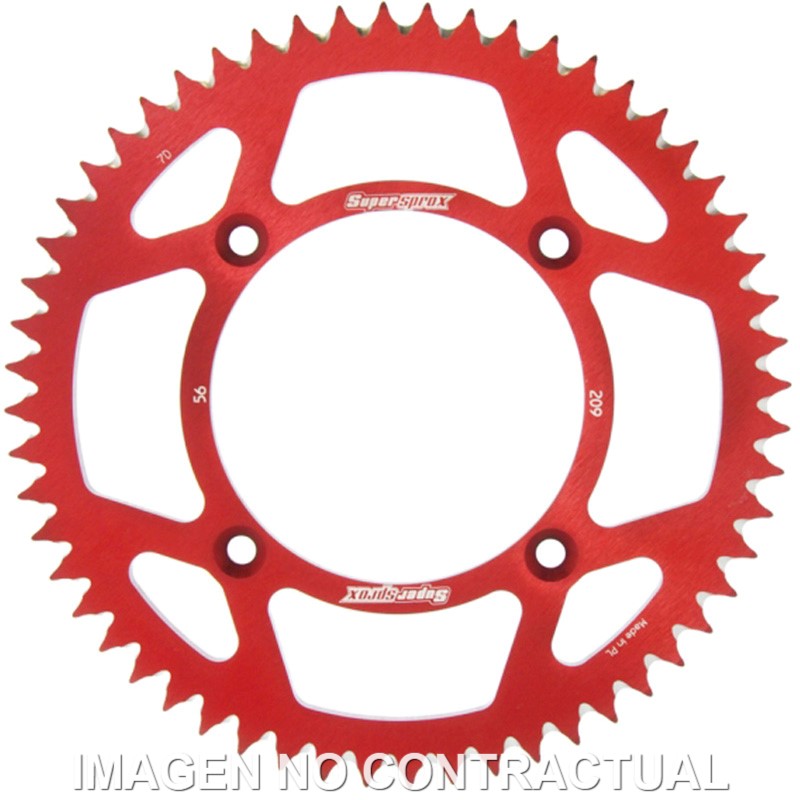 Corona Supersprox Aluminio Roja 56 D
