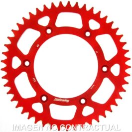 Corona Supersprox Aluminio Roja 49 D