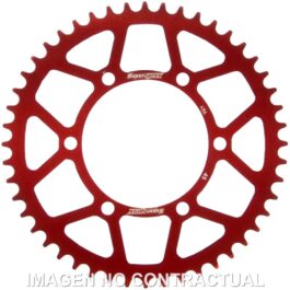 Corona Supersprox Aluminio Roja 45 D