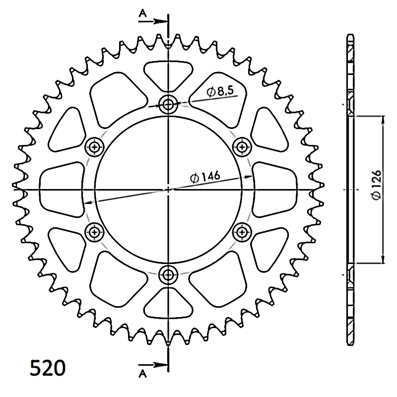 Corona Supersprox Aluminio Azul 48 D - Imagen 2