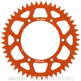 Corona Supersprox Aluminio Naranja 49 D