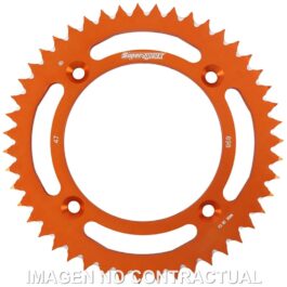 Corona Supersprox Aluminio Naranja 47 D