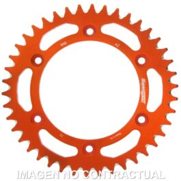 Corona Supersprox Aluminio Naranja 42 D