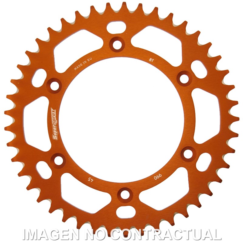 Corona Supersprox Aluminio Naranja 45 D