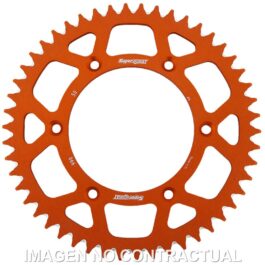 Corona Supersprox Aluminio Naranja 50 D