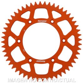Corona Supersprox Aluminio Naranja 52 D