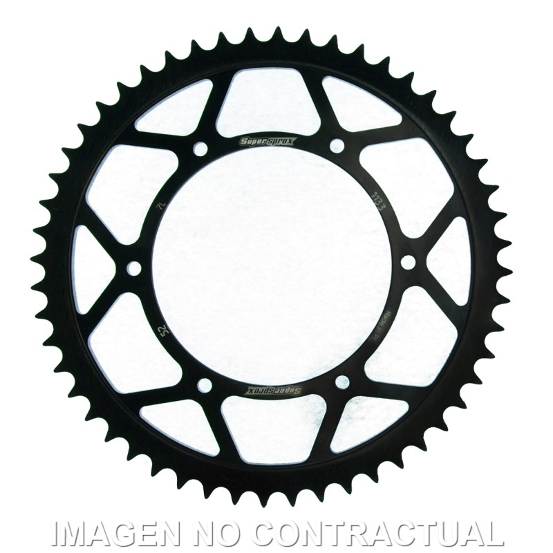 Corona Supersprox acero Derbi 420 x 52