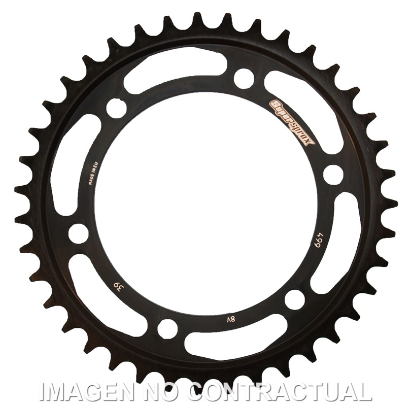 Corona Supersprox acero Kawasaki - Suzuki 530 x 39