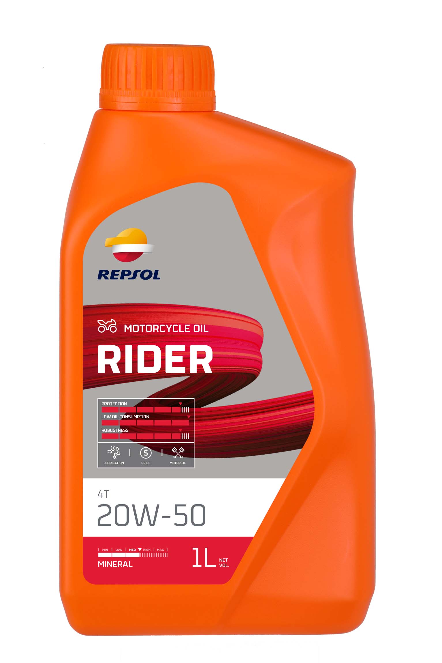 BOTELLA REPSOL RIDER 4T 20W-50 1L