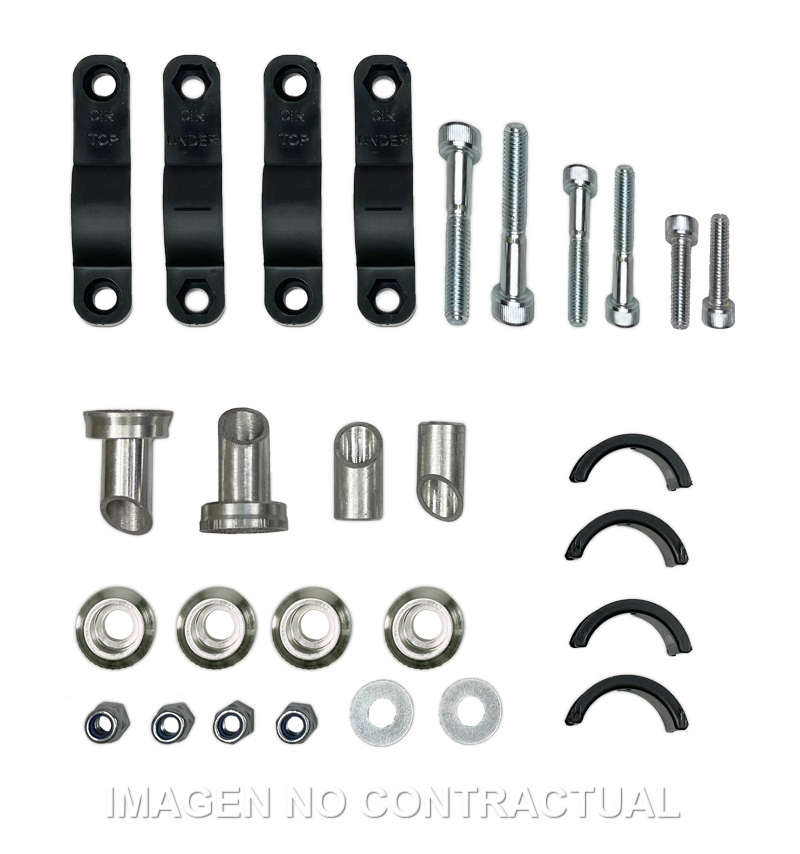 Kit montaje paramanos Circuit FENIX para manillares cónicos de D 28