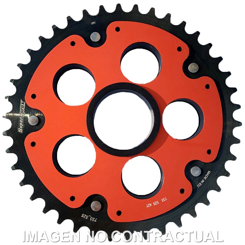 Corona Supersprox Stealth Roja Ducati 525 X 45