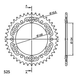 Corona Supersprox Stealth Roja 42 D