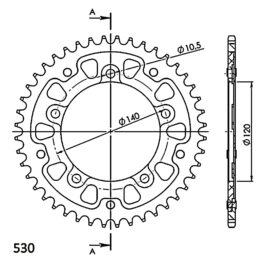Corona Supersprox Stealth Roja 44 D