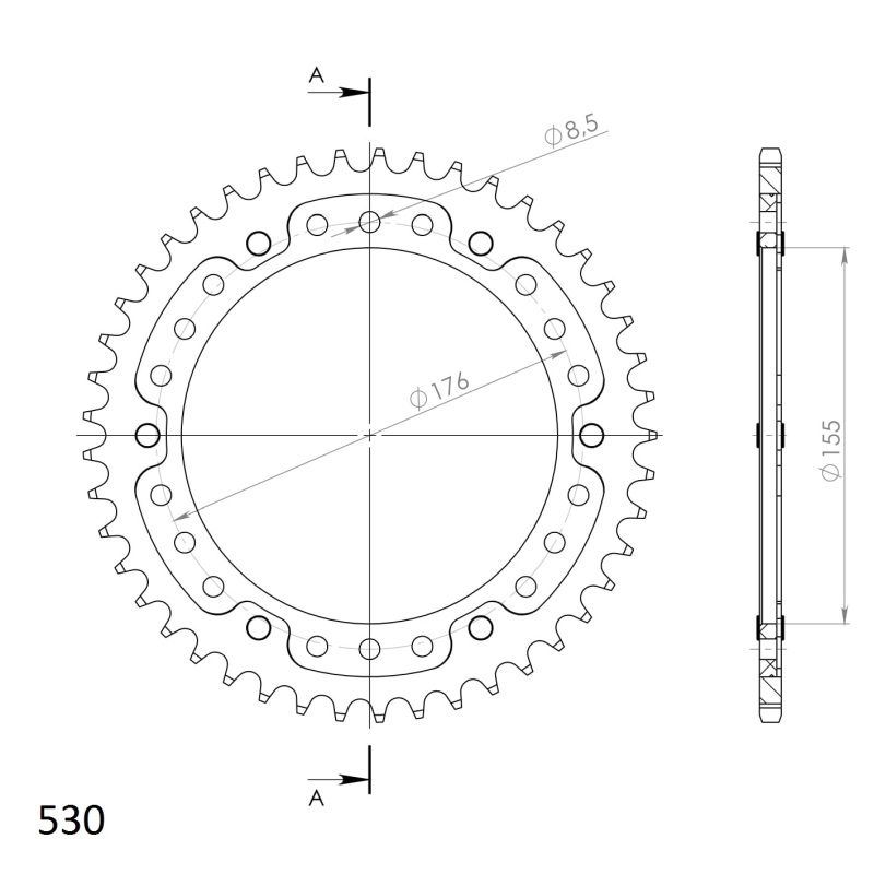 Corona Supersprox Stealth Roja 45 D - Imagen 2