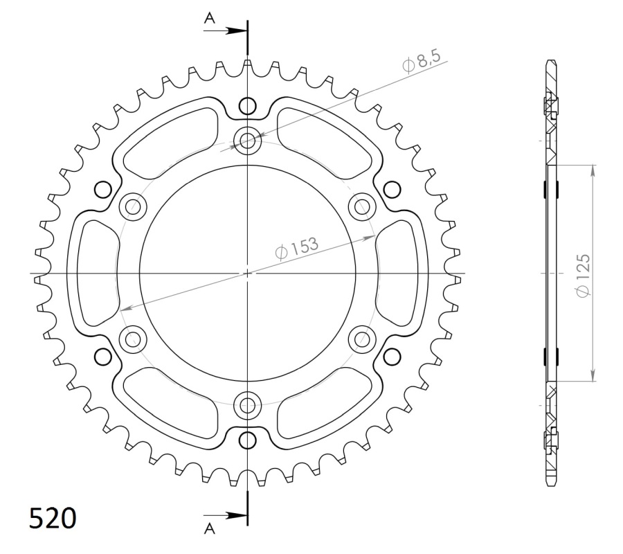 Corona Supersprox Stealth Roja 47 D - Imagen 2