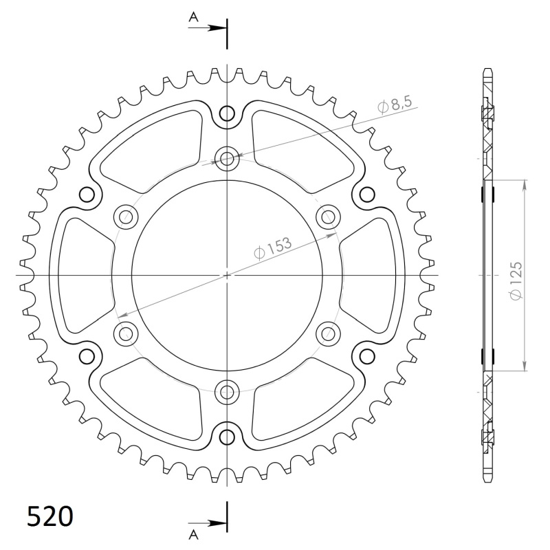 Corona Supersprox Stealth Roja 52 D - Imagen 2