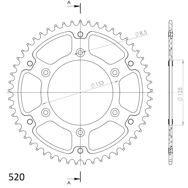 Corona Supersprox Stealth Roja 53 D - Imagen 2