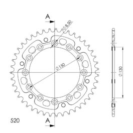 Corona Supersprox Stealth Azul 43 D